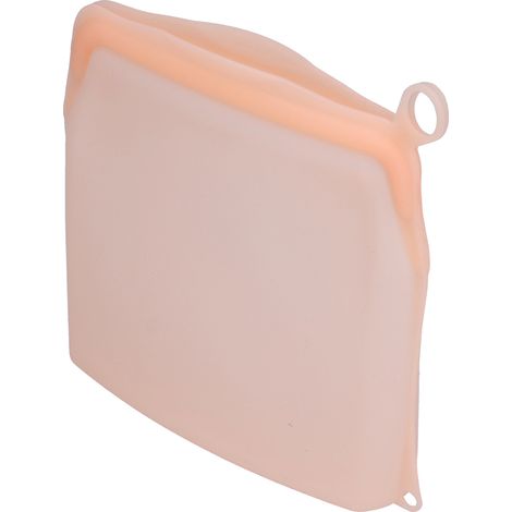 Sac de rangement en silicone épais et réutilisable, pour fruits, légumes et produits de première nécessité, portable. (1/5)