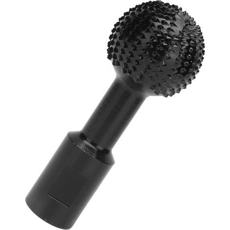 Tête de ponçage sphérique noire, gouge à boule pour bois, accessoire de sculpture électrique 10mm (1/5)