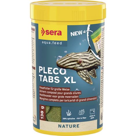 Sera Fischfutter Pleco Tabs XL 250 ml Pellets
