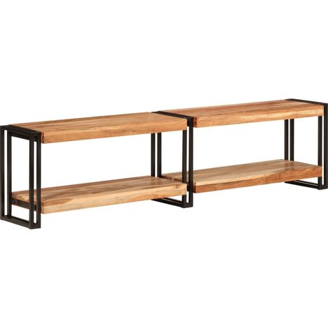 TV-Schrank 160x30x40 cm Massivholz Akazie vidaXL
