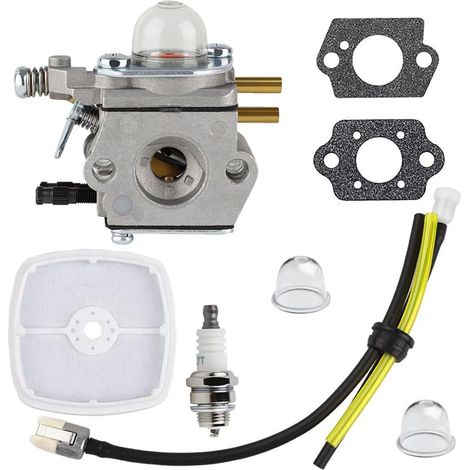 Zama C1U-K52 / C1U-K47 Carburateur de remplacement pour tondeuses, débroussailleuses, coupe-bordures et dresse-bordures — Compatible avec C1U-K29, PE-2000, PE-2400, GT-2000, GT-2400 (1/5)