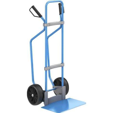 eurokraft pro, Diable avec semelles, bleu, l x p bavette 450 x