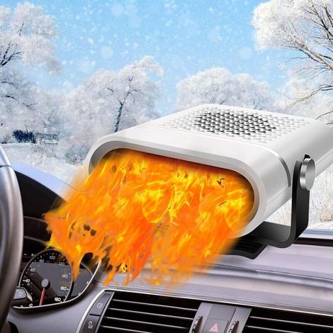Chauffage soufflant portable pour voiture - Dégivreur de pare-brise de voiture - Prise allume-cigare (1/3)