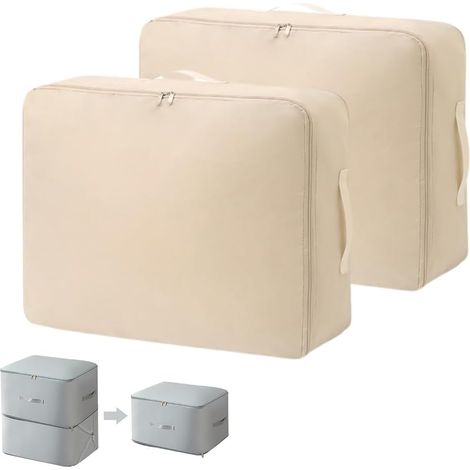 200 pièces Sac compression ultime beige L2 couette vêtements maison (1/5)