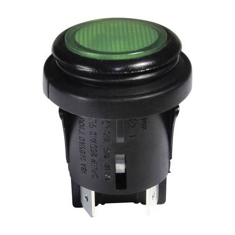 Interbar 4011644007665 Interruptor de presión negro y verde