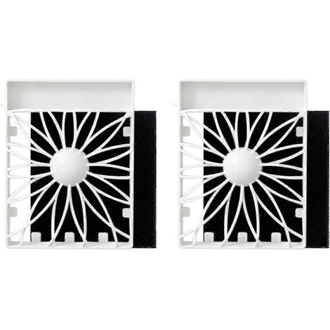 Filtre de rechange pour station de base d'aspirateur Ecovacs Deeboot T90 Pro - Accessoires pour aspirateur - Filtre d'évier en maille (2 pièces) (1/5)