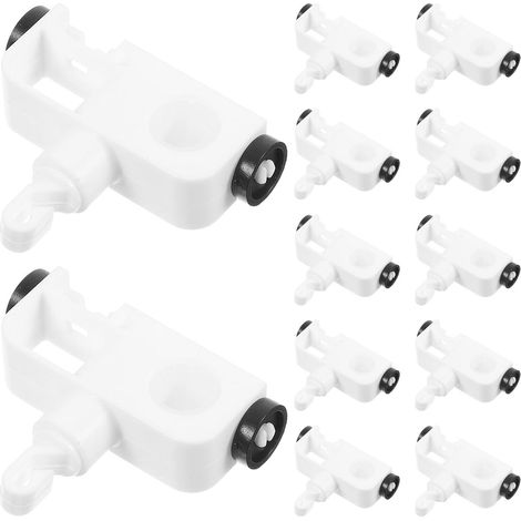Vertical blind rollers, vertical Venetian blinds, beaded hooks, J-shaped four-sided core replacement wear parts (15 pieces) (1/5)
