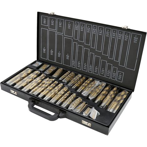 TolleTour Set Forets 230 Pièces HSS Forets Hélicoïdaux Métal Bois avec Revêtement TiN et Coffret Trié pour Atelier Qualité Pro Usage Rapide (1/5)