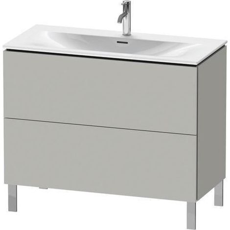 Meuble-lavabo L-CUBE 704x1020x481mm taupe supermat