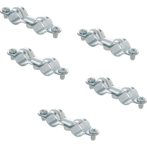 5 colliers double M7x150 - Tube Ø22 - Arcanaute (1/2)