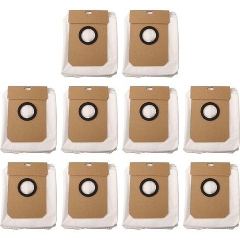 Sacs à poussière de rechange réutilisables Sacs pour aspirateur robot Cecotec Conga 11090 Sacs à poussière pour aspirateur Accessoires pour aspirateur (lot de 10) (1/5)