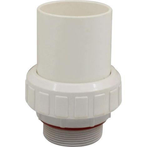 Raccord union joint mixte pvc à visser x a coller embout fileté pvc pression manchon pompe filtre a sable piscine joint torique (1/5)