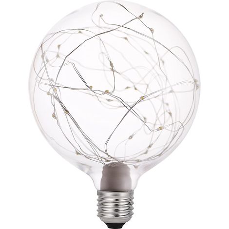 Bombilla LED  Globo G125 Starlight 1,2W E27. 360º. Luz cálida - Ideal para crear ambientes. (1/3)