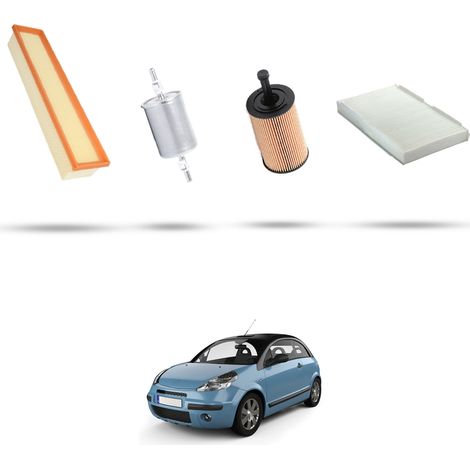 Kit tagliando 4 filtri compatibile con Citroen C3 Pluriel 1.6 16v 80kw dal 2003 (1/5)