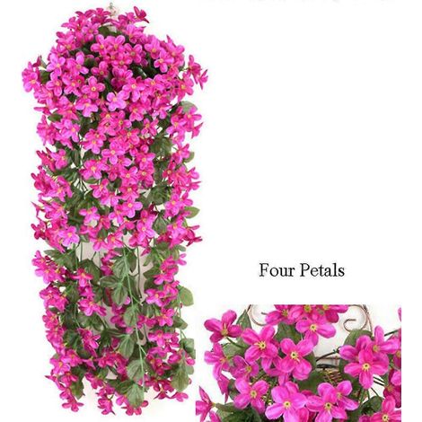 Guirlande de fleurs artificielles suspendues, plante, mariage, fête, 85 cm, fleurs artificielles