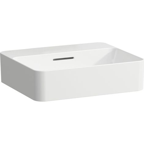 Lavabo LAUFEN VAL, sin agujero para grifo, con rebosadero,