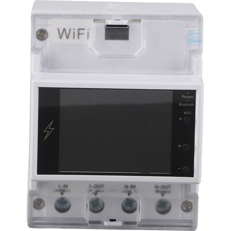 Compteur d'Énergie WiFi sur Rail DIN avec Écran TFT 2,4", Surveillance Électrique AC85-265V Multifonction (1/5)