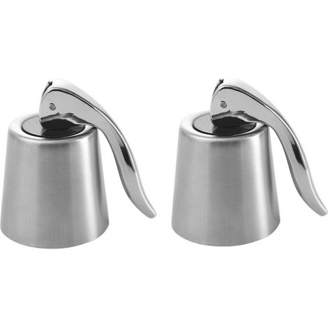 Bouchon À Vin - Bouchon À Champagne - Étanche À L'air - Pour Bouteilles De Vin Pétillant - Lot De 2 (1/5)