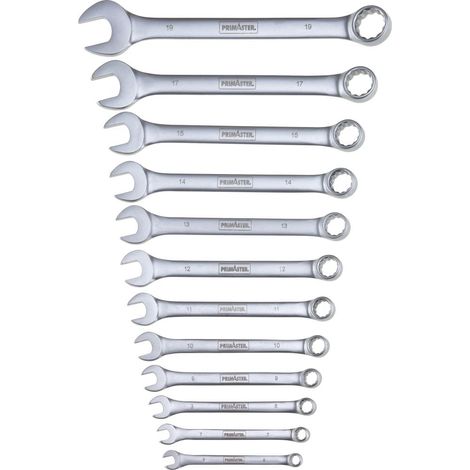 Primaster Ring-Maulschlüssel-Set 12 teilig 6 - 19 mm Ringschlüssel 12tlg