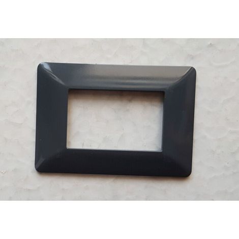 Placchette Abs Pour Matix Bticino Compatibile 3 4 6 Modulles Couleurs Noir