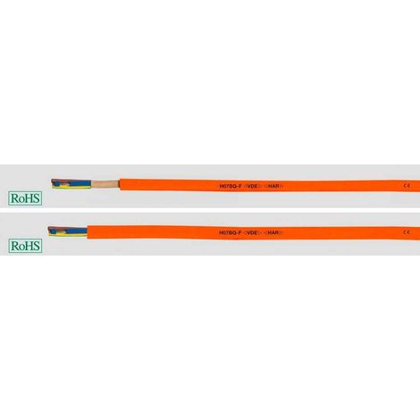 Helukabel H05BQ-F Cable de conexión naranja 100 m