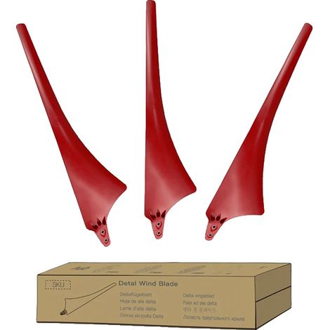 Windturbinenblätter, Kohlefaser- und Nylonkonstruktion, leichtes Design, Klinge-3DR, 3 Klingen-a (1/2)