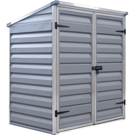 Palram - Canopia Aluminium Gerätebox Voyager Dunkelgrau 90x139x147 cm