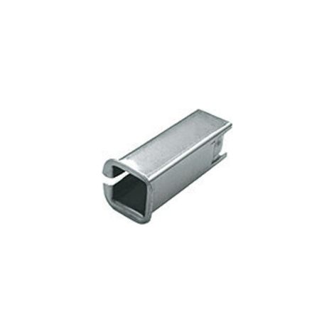 HOPPE Ausgleichshülse für Vierkantstift 8/9mm, Eisen silber blank