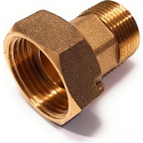 Conjunto de cono contador, junta y tuerca con precinto - INYECTOMETAL Medidas: 3/4"x1/2" (1/3)