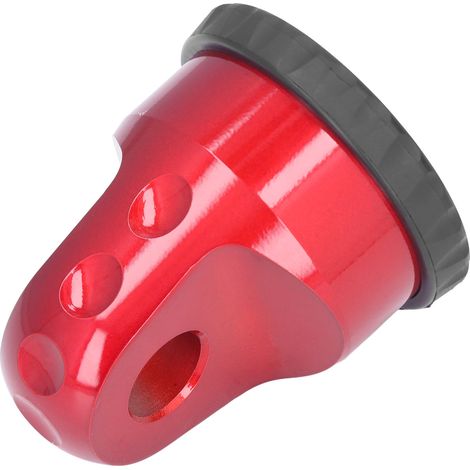 Gurthalterung, Tragfähigkeit 22.000 lb (ca. 10.000 kg), Legierung mit Eisenachse und Gummibeschichtung für 3/4"-D-Ring, 3/8"-Gurt, rot (1/5)