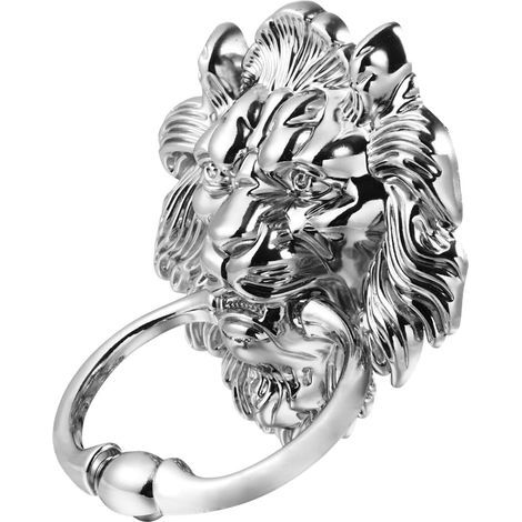 Resistant Vintage Design Handle Alloy Doors Front Door Fade Head Lion (1/5)