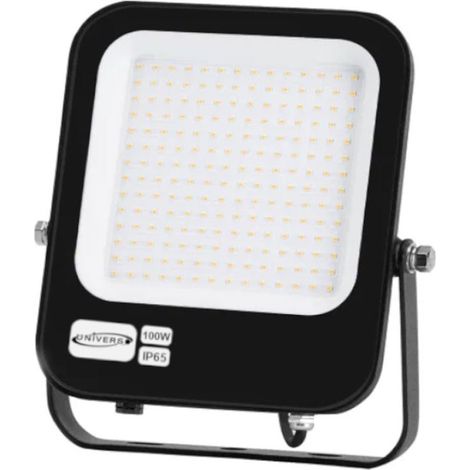 Faro led ultra slim 100 watt sottile proiettore per esterno ip65 staffa orientabile luce fredda 6500k calda 3000k naturale 4000k (1/5)