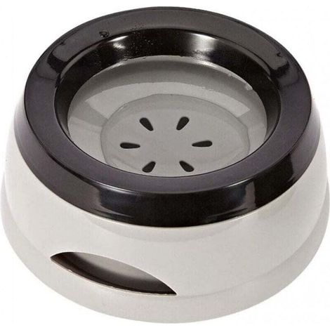 1pc Bol pour chien Anti-déversement bol d'eau pour chien, gris, bol distributeur d'alimentation lente adapté à la maison et aux voyages bol d'eau pour chien/chat/animal de compagnie (1/4)