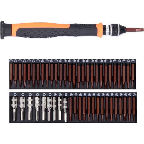 Coffret de 53 tournevis en acier au chrome vanadium pour la réparation (1/5)