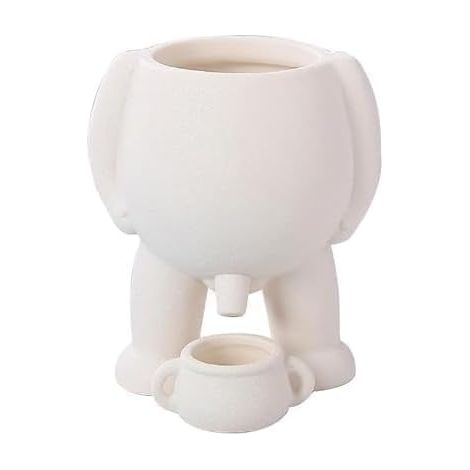 Pot de Fleur Original pour Succulentes, Cache-Pot Corps Humain Déco Rigolote, Planteur Drôle avec Effet Urinoir, Idée Cadeau Maison (A) (1/4)