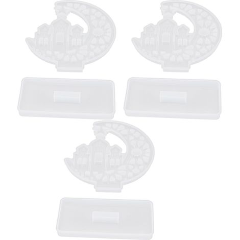 Moule en Silicone pour Château de Sable Cristal - Création Résine Époxy DIY Décorative