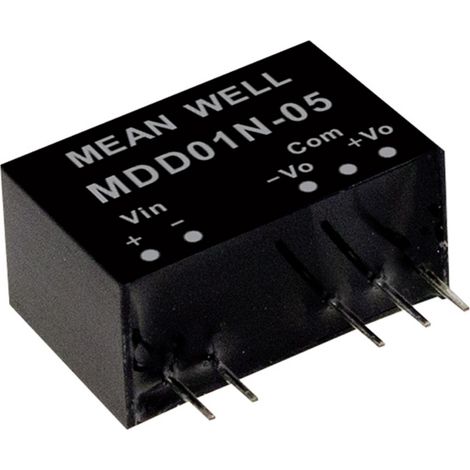 Mean Well MDD01L-12 DC/DC-Wandlermodul 42 mA 1 W Anzahl Ausgänge: 2 x Inhalt 1 St.