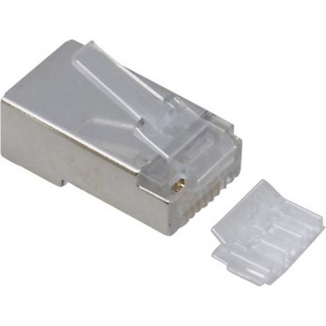 TRU COMPONENTS   TC-2525010 Stecker, gerade  Pole: 8P8C   50 St.