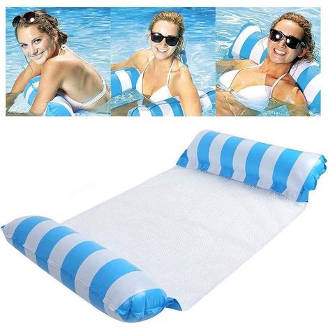 Hamac flottant Water Net Lounger - Bleu 13068cm (1/5)