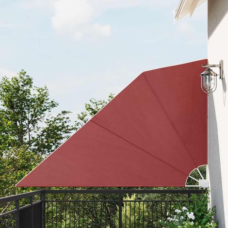 vidaXL Toldo lateral plegable de balcón color terracota 160x240 cm (1/5)