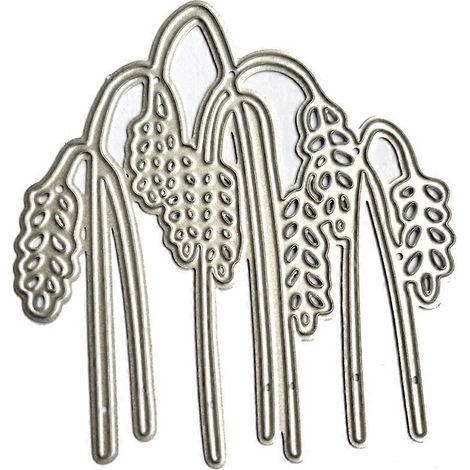 Stanzformen aus Weizen-Metall, Prägeschablone, Scrapbooking-Karten-Stanzteile