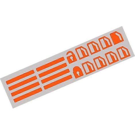 Autocollant lumineux pour bouton de lève-vitre de voiture, autocollant fluorescent pour l'intérieur de la voiture, accessoires auto