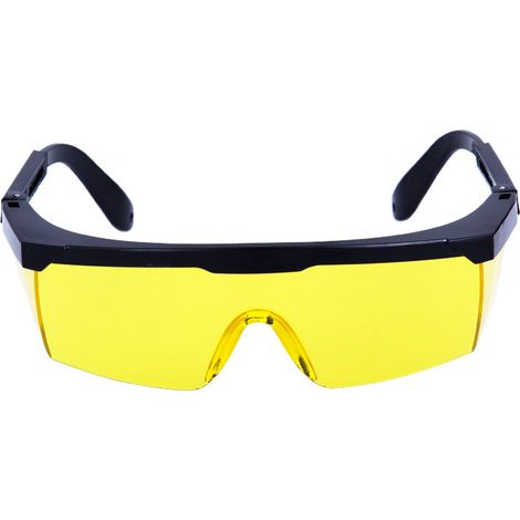 Lunette de Protection Travail, Lunettes de Sécurité, Couleur: Ambre
