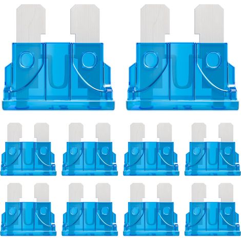 10 Pièces 15A Moyenne Fusible Voiture 15Amp Standard Fusibles Voiture pour Auto Moto Automobile Camion 15Ampère Car Fuse (1/3)