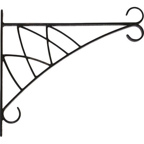 Hanging Basket Bracket - Lotus Leaf Patterned - 12" Bracket (4241)