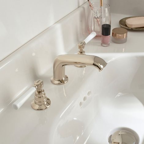 JACOB DELAFON - Mélangeur 3 trous pour lavabo Cleo - Or beige (1/5)