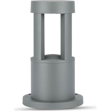 V-TAC VT-830 LAMPADA LED DA GIARDINO CON FISSAGGIO A TERRA 10W COLORE GRIGIO IP65 - SKU 8319 / 8320 / 8321 DA ESTERNO IP65 - Colore Luce: Bianco Freddo (1/5)