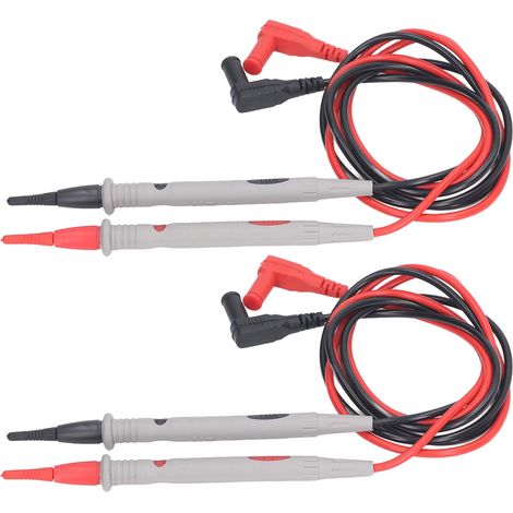 Jeu de Fils de Test Multimètre avec Sondes à Aiguilles en Silicone, Câbles de Mesure Universels 1000V 10A (1/5)