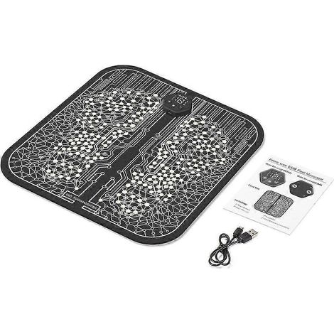 Ryoku Ems Matte zur Schmerzlinderung und Entspannung der Füße durch Akupunkturpunktmassage (Schwarze Verpackung, keine Fernbedienung) (1/5)
