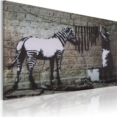 Quadro - Lavaggio (Banksy) - 60x40 (1/4)